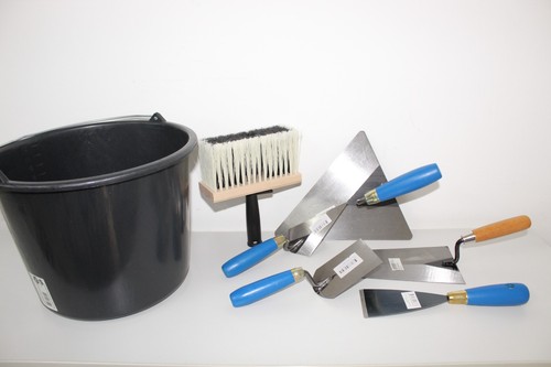Maurer und fliesenleger set - maurer,