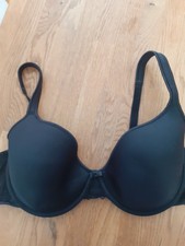 BH mit Bügel schwarz mit Spitze  Gr. 99D ( 90 C ) T-Shirt-BH von Tchibo TCM