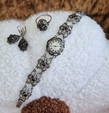 Vintage Armbanduhr 835 Silber