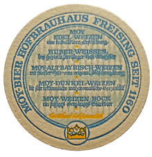 ALTER BIERDECKEL MOY-BIER