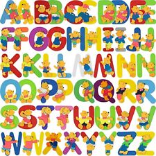 Holzbuchstabe Holzbuchstaben Kinder Name Kinderzimmer Deko Bunt Bär Holz Bieco