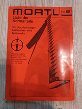 Prospekt Mörtl Messerbalken Mähbalken Traktor Schlepper Zeitschrift N