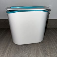 Tupperware - Eiskönig / Preludio - Eiswürfelbehälter - Weiß / Türkis Rarität !!