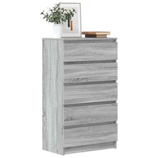 vidaXL Schubladenschrank Schrank Kommode Weiß Holzwerkstoff Anrichte Sideboard