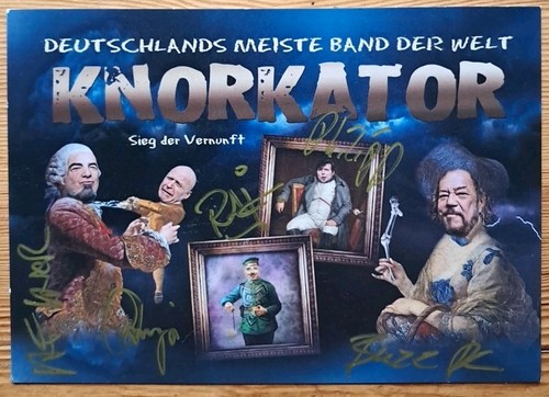 Knorkator orig autogramm - knorkator,