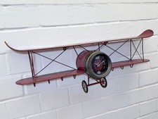 Vintage Flugzeug Regal Uhr