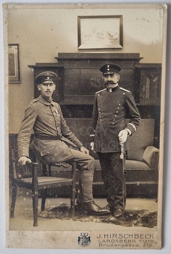 Cdv foto deutsche soldaten - foto,