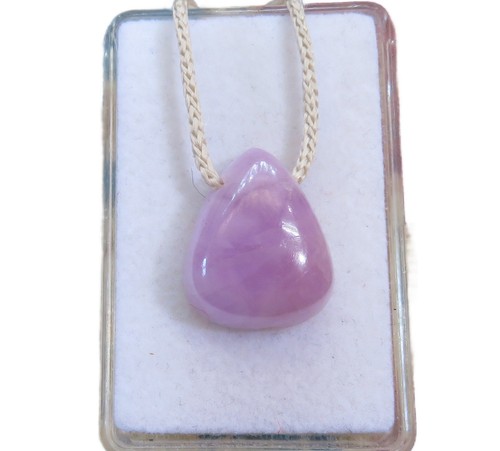 Kunzit cabochon anhänger - kunzit,