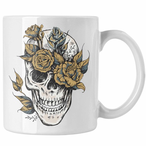Totenkopf kaffee tasse frauen - totenkopf,