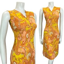 VINTAGE 60ER 70ER ORANGE GELB