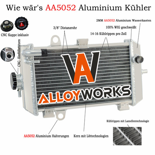 32mm aluminium rennen kühler - rennen,