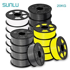 SUNLU 5KG/10KG/20KG PLA PETG PLA+ Seide ABS 3D Drucker Filament 1,75mm Glatt