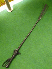 Dog Peitsche,Hundeleine, Dog Whip ,echtes Leder,Schwarz 75 cm.