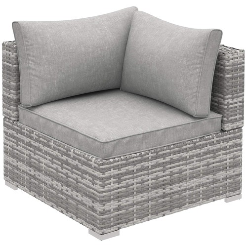 Rattan geflecht ecksofa - geflecht,