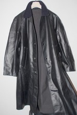 MEVI Vintage Geschweißt Dick PVC Regenmantel Regenjacke Regen Mantel Jacke 52/L