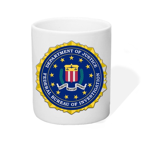 Tasse kaffeetasse fbi logo - tasse,