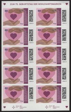 10 Stück Wohlfahrtsmarken