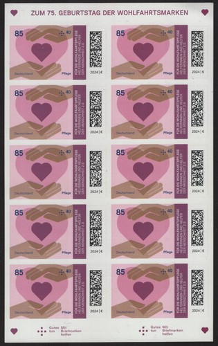 Stück wohlfahrtsmarken - 10,