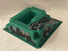 Lego 3D Platte grün schwarz grau Soldaten Indianer Piraten usw. Vintage