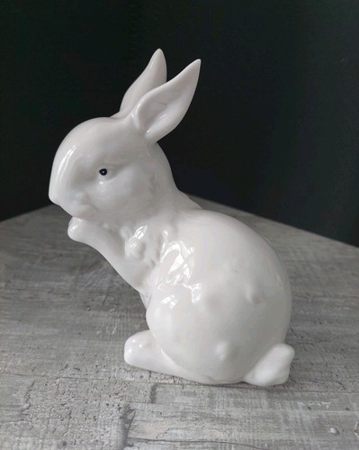 Porzellanfigur hase figur - porzellanfigur,