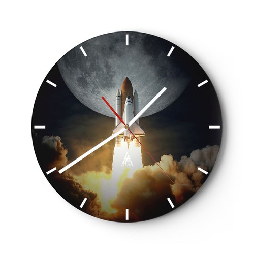 Modern wanduhr 30x30cm - modern,