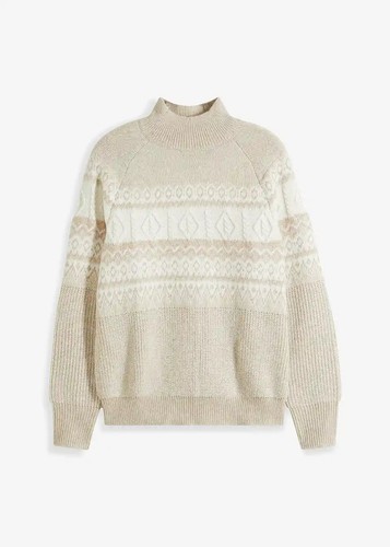Pullover mit stehkragen - pullover,