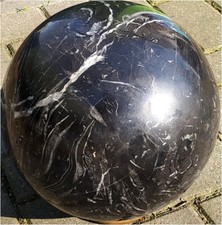 Deko Brunnen Marmor Mineral Steinkugel XXL - traumhafte Maserung - 22 kg !