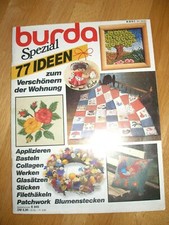 Burda Spezial 77 Ideen Handarbeiten Sticken Mode Anleitung