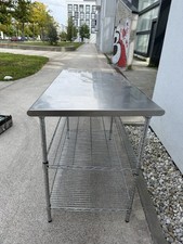 Bistro Tisch Stehtisch Edelstahl Schwarz