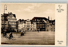 38044059 - 3500 Kassel Marstaeller Platz Fahrrad Vorkriegsaufnahme Verlag Bruno