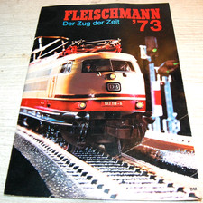 FLEISCHMANN Modelleisenbahn Katalog "HAUPTKATALOG + PICCOLO+Rennbahn" von 1973