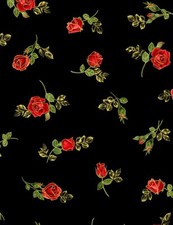 Baumwollstoff Rosenstoff