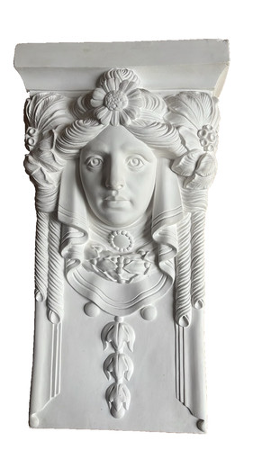 Wandskulptur - , (jugendstil)