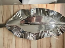 Gunther LAMBERT - Schale Motiv  Blatt  PISELLO - oval Deko  Tischdeko.