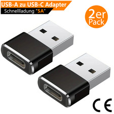 2 x USB A zu USB C Adapter