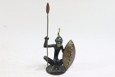 Hagenauer Werkstätte Bronze Skulptur Afrika Krieger   (GV390)
