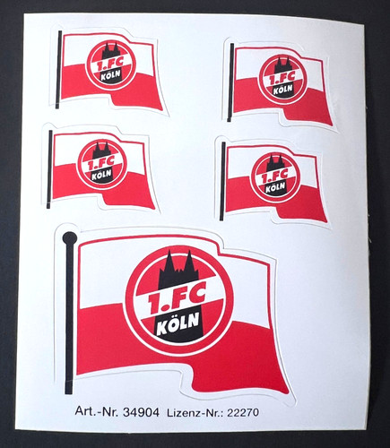 Köln aufkleber sticker - fc,