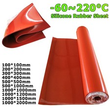 Rot Silikongummi Platten