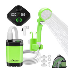 WADEO Tragbare Campingdusche