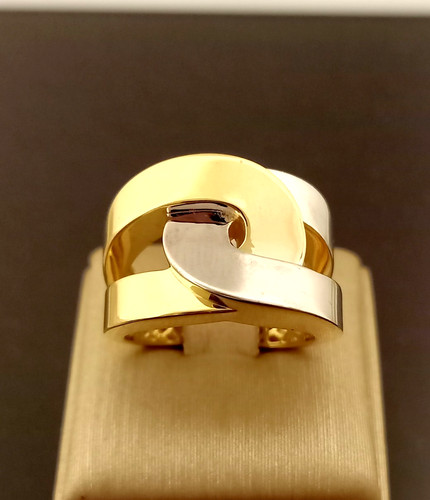 Ring aus 750 weiß - ring,