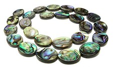 😏 Abalone Perlen Ovale ~12