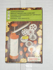 Gebäckpresse Spritzgebäckform 70erJ. Gerda Werk Schwelm Germany Weihnachtsgebäck