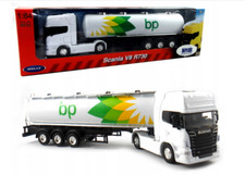 Scania V8 R730 Tank BP Öl Gas schwedischer LKW Modell Diecast weiß Spielzeug 1:64 Welly