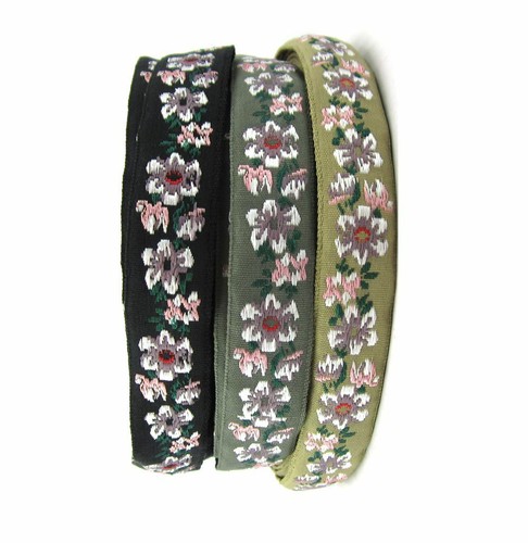 Blüten motiv webband - blüten, webband,