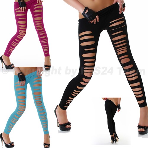 Damen sexy neon leggings - neon,