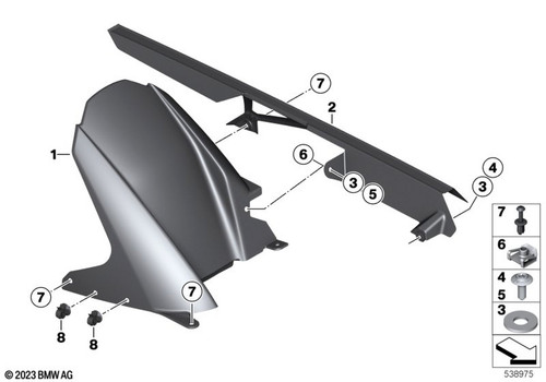 Bmw wheel cover rear carbon - bmw,