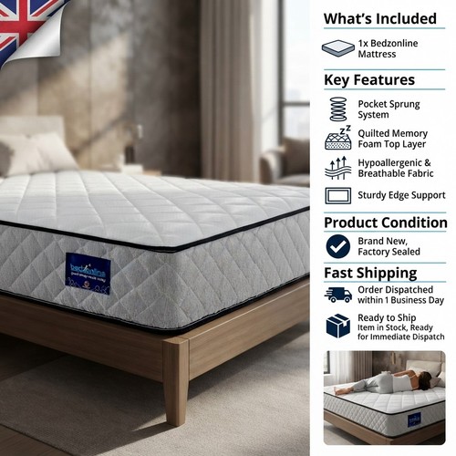 Luxus hybrid memory foam - hybrid, &
