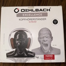 Oehlbach Kopfhörerständer Kopfhörer Ständer Scream Schrei In Extasio Schwarz