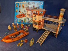 Playmobil Große Küstenwachstation mit Leuchtturm und Schlauchboot