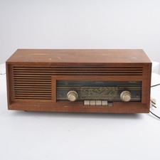 Philips Stella 324 B3D24A Nussbaum Röhrenradio Ungetestet f. Ersatzteile